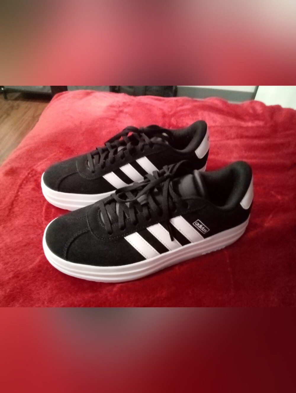 adidas Black and White Men's Low-Top Sneakers